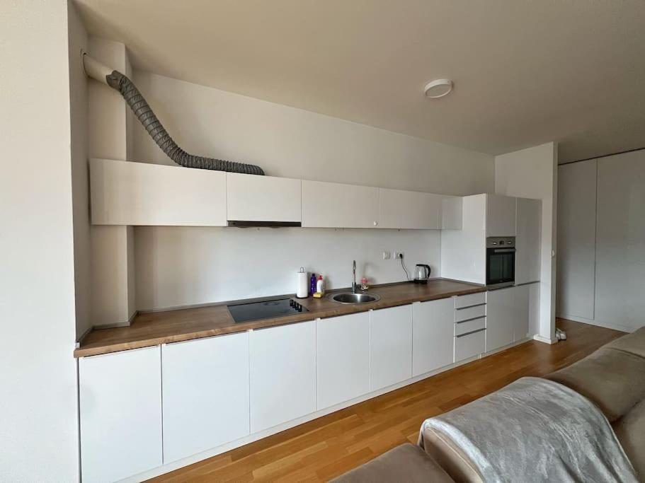 Flat In With A Garage